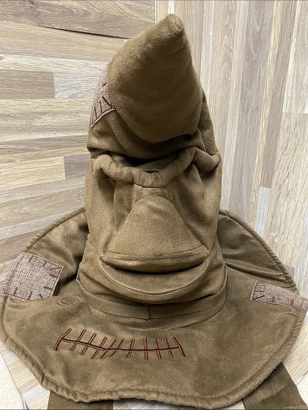 Harry Potter Warner Bros. Brown Pointed sorting Hat animated animatronic prop